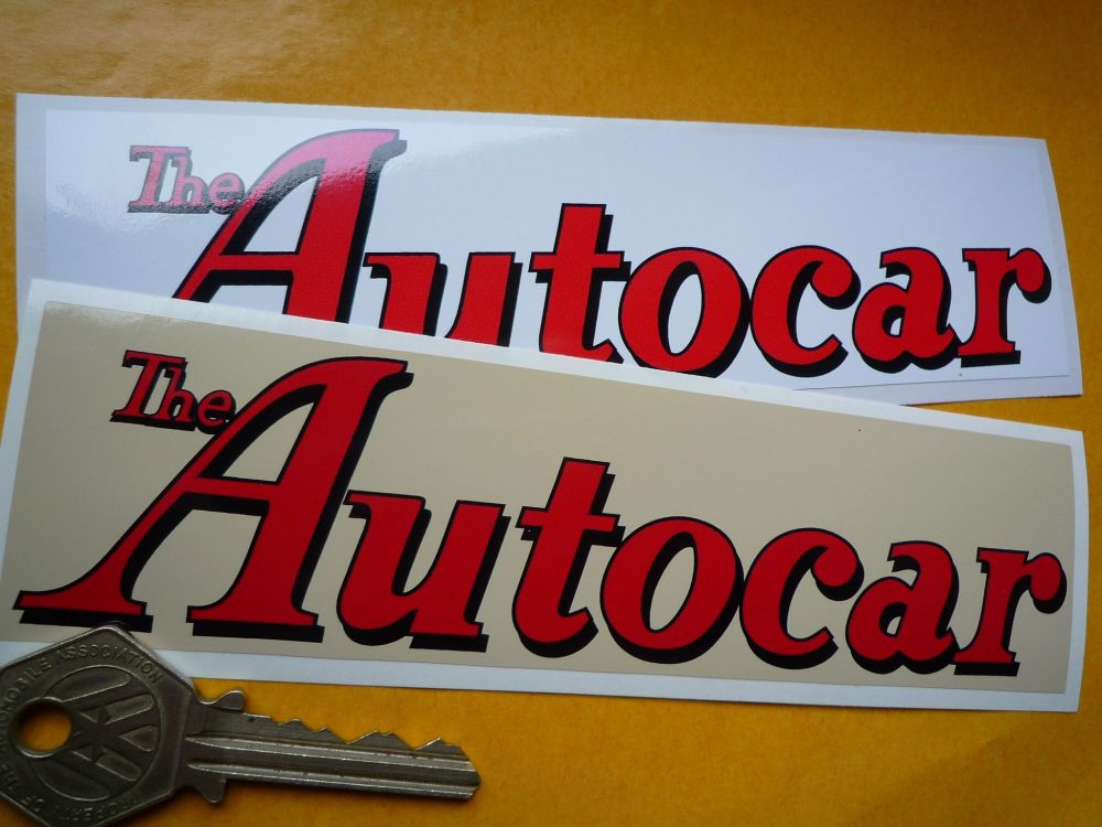 The Autocar Stickers. 6