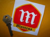 Montesa Shield Logo Sticker. 3".