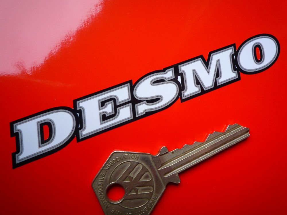 Ducati Desmo 'Oulined Text style ' Cut Sticker 4
