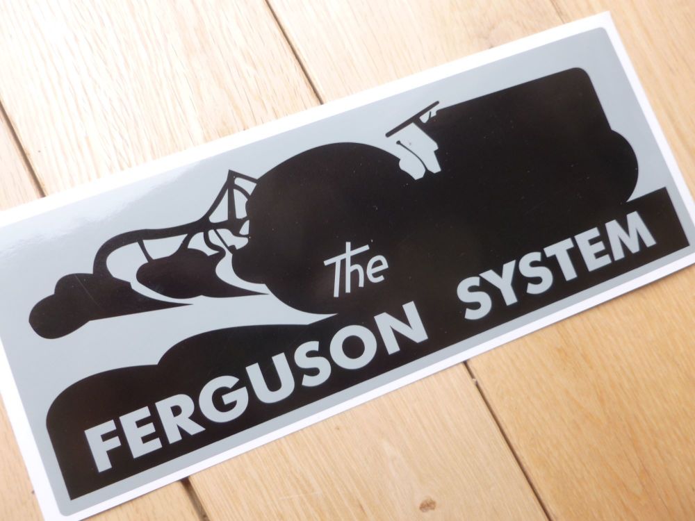 Ferguson System Tractor Black & Grey Sticker. 6