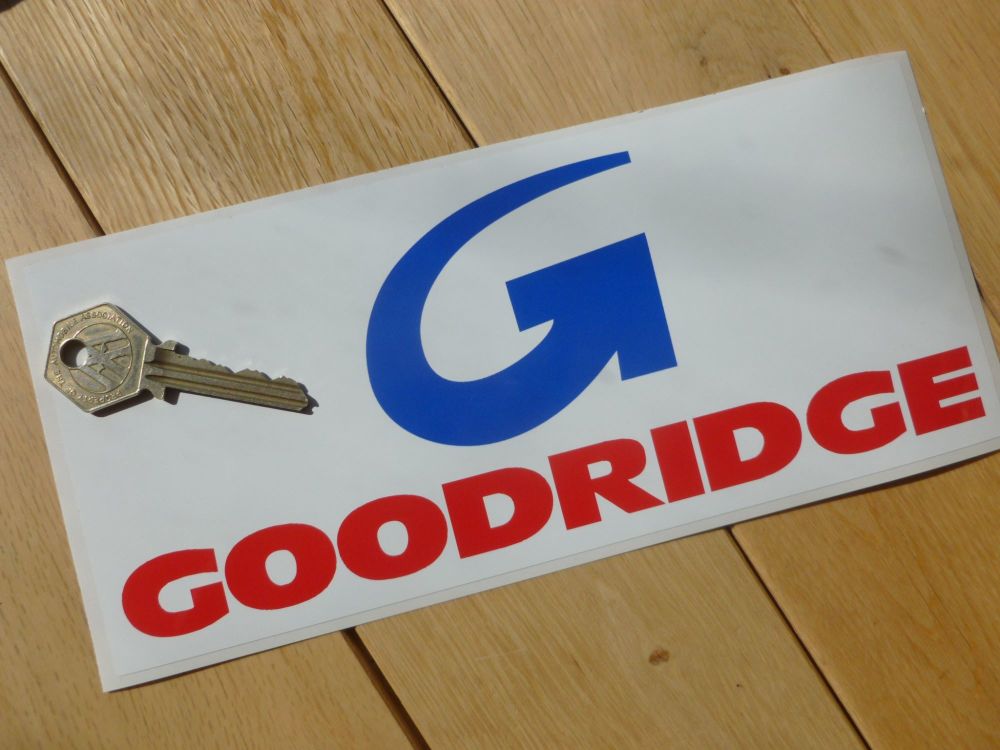 Goodridge Old Style Sticker. 9".