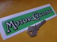 Motor Cycling Weekly Paper Sticker. 6