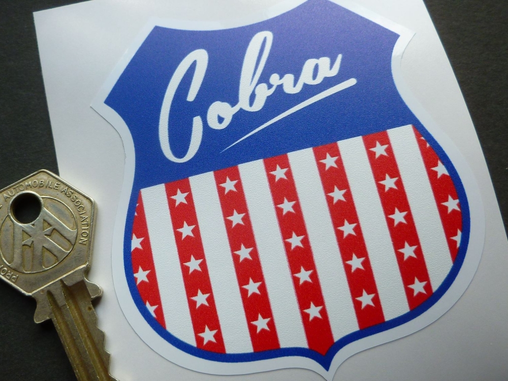 Cobra USA Shield Body or Window Sticker - 3.25"