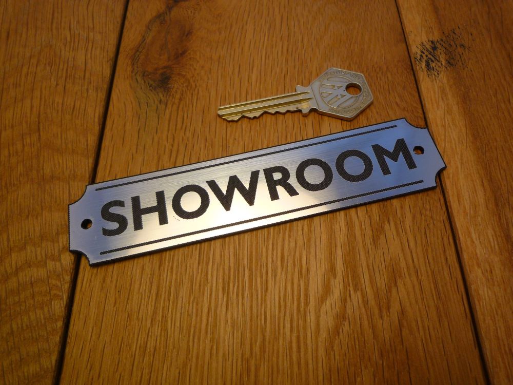 Showroom Wall Plaque or Door Sign. 5.5