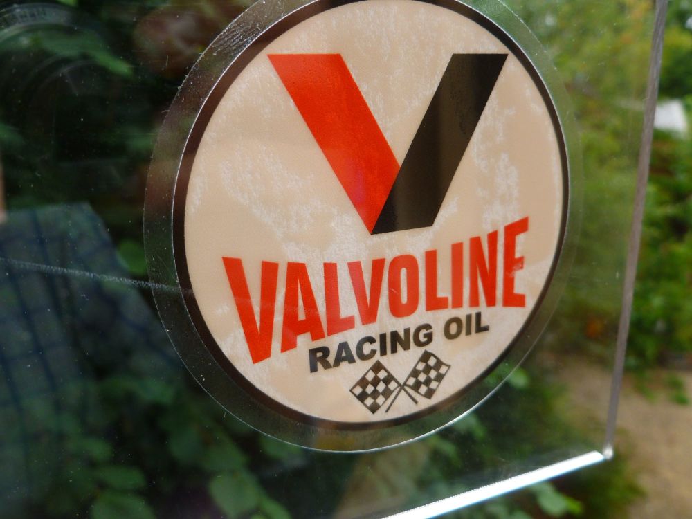 Valvoline Old Style Window Sticker. 3".