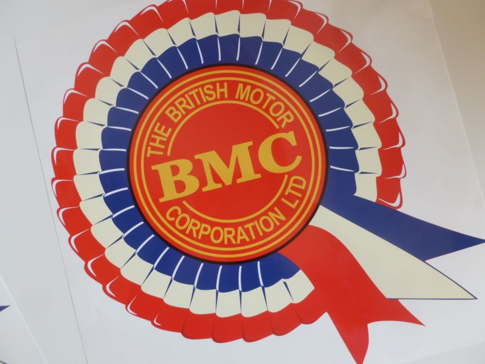 BMC Off White Style Rosette Window or Sticky Backed Sticker. 14".