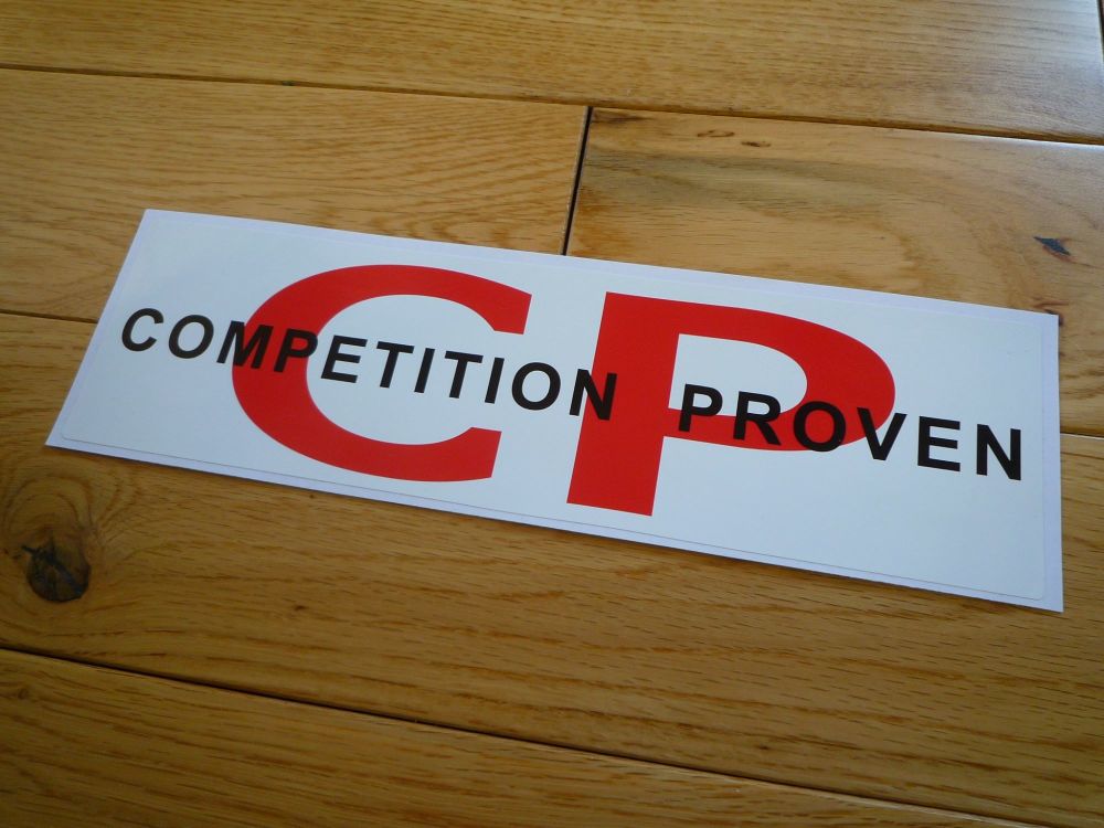Competition Proven Oblong Stickers. 20