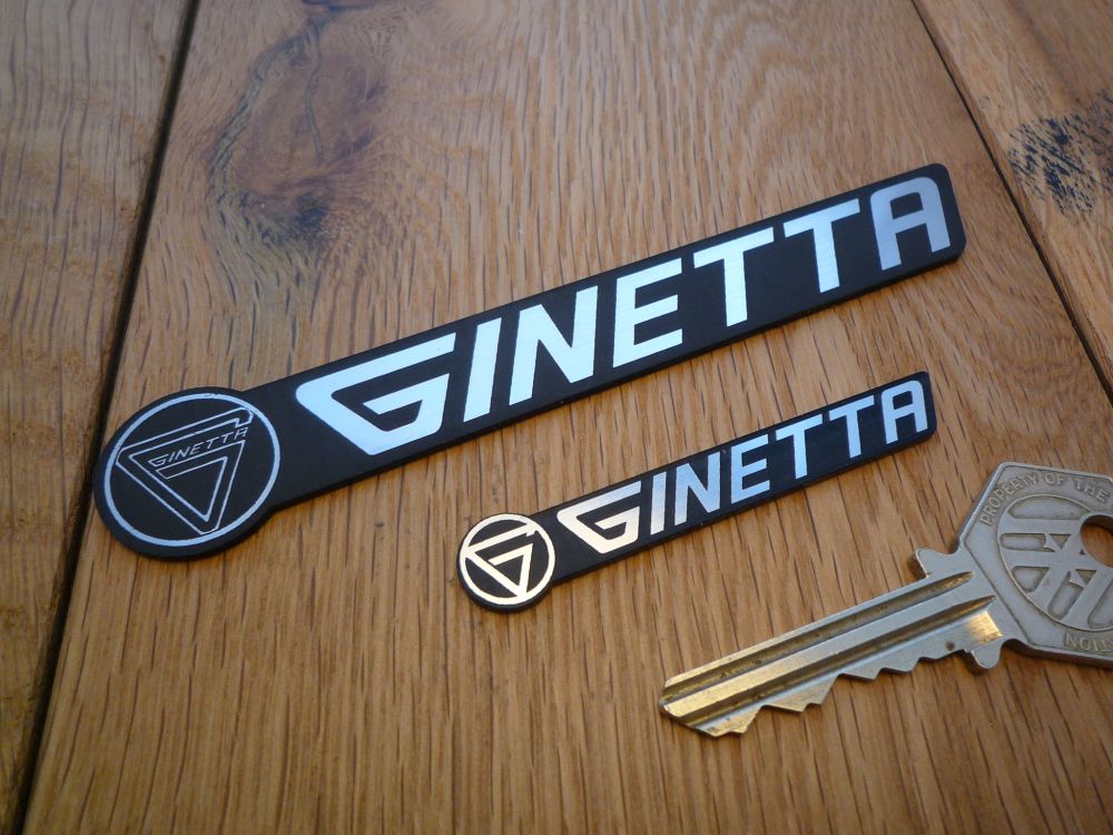 Ginetta Laser Cut Self Adhesive Car Badge. 2.5" or 5".