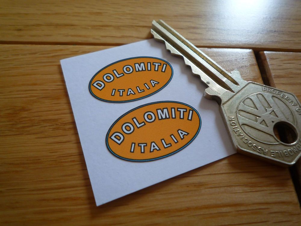 Dolomiti Italia Wheel Rim Stickers. 27mm Pair.