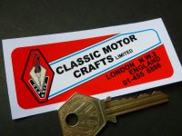 Classic Motor Crafts Fibre Glass Bermuda Hardtop Sticker. Austin Healey MG Triumph etc. 3.5