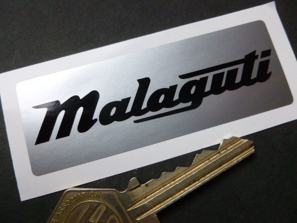 Malaguti Engine Case Sticker. 79mm.