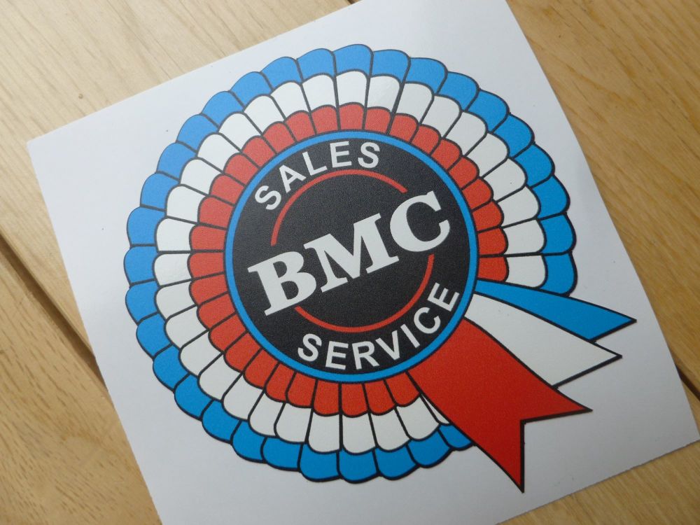 BMC Australia (?) Sales & Service Rosette Car Body or Face Stick Window Sti