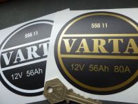 Varta Battery Sticker - 556 11 - 100mm