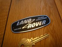 Land Rover Laser Cut Self Adhesive Car Badge. 3.5".