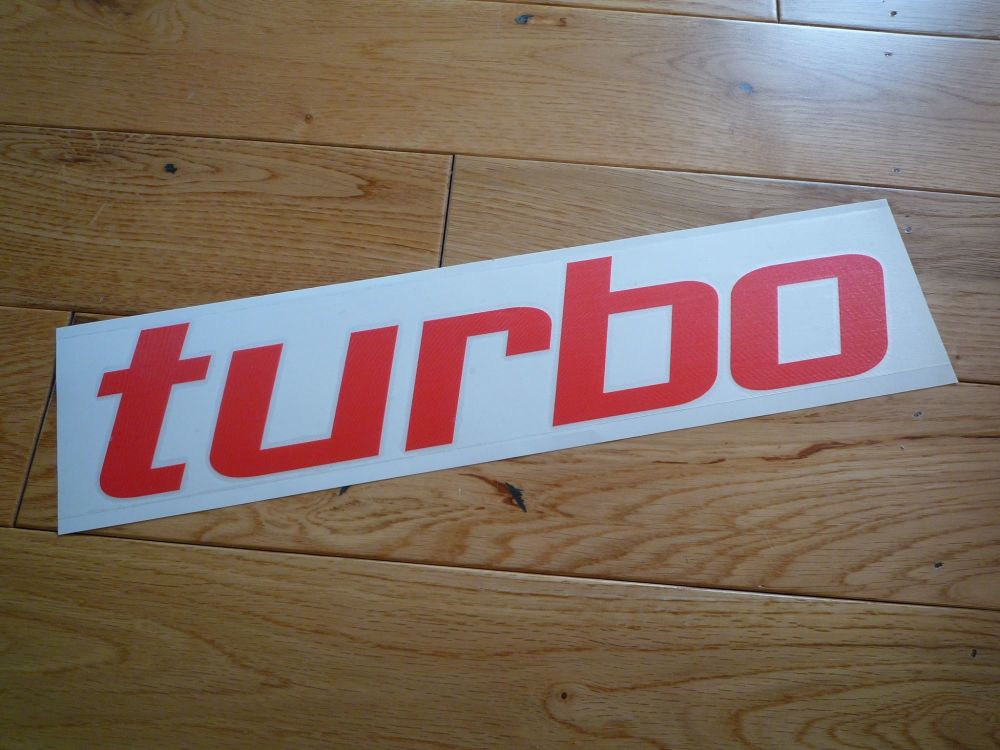 Turbo Cut Vinyl Text Sticker. 13