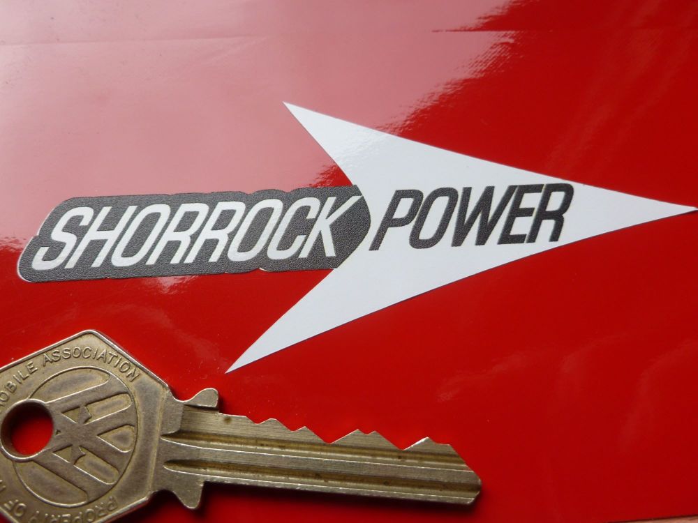 Shorrock Power Small Arrow Stickers. 4" Pair.