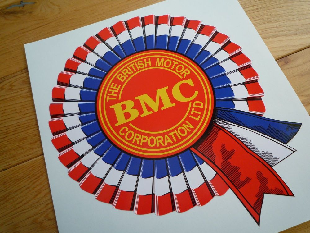 BMC Shaded Style Rosette Sticker. 8", 10", or 12".