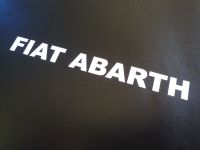 Fiat Abarth Cut Text Stickers. Various Colours - 4