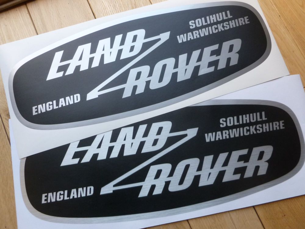 Land Rover Solihull Warwickshire, England Sticker. Various Colours. 16
