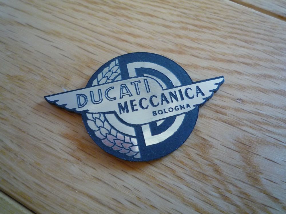Ducati Meccanica Bologna Style Laser Cut Magnet. 2"
