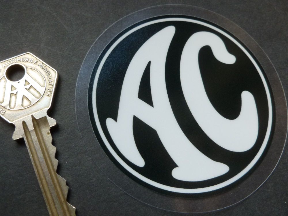 AC Cars Logo Window Sticker. 3