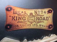 Lucas King of the Road No.742 Sticker. 2".