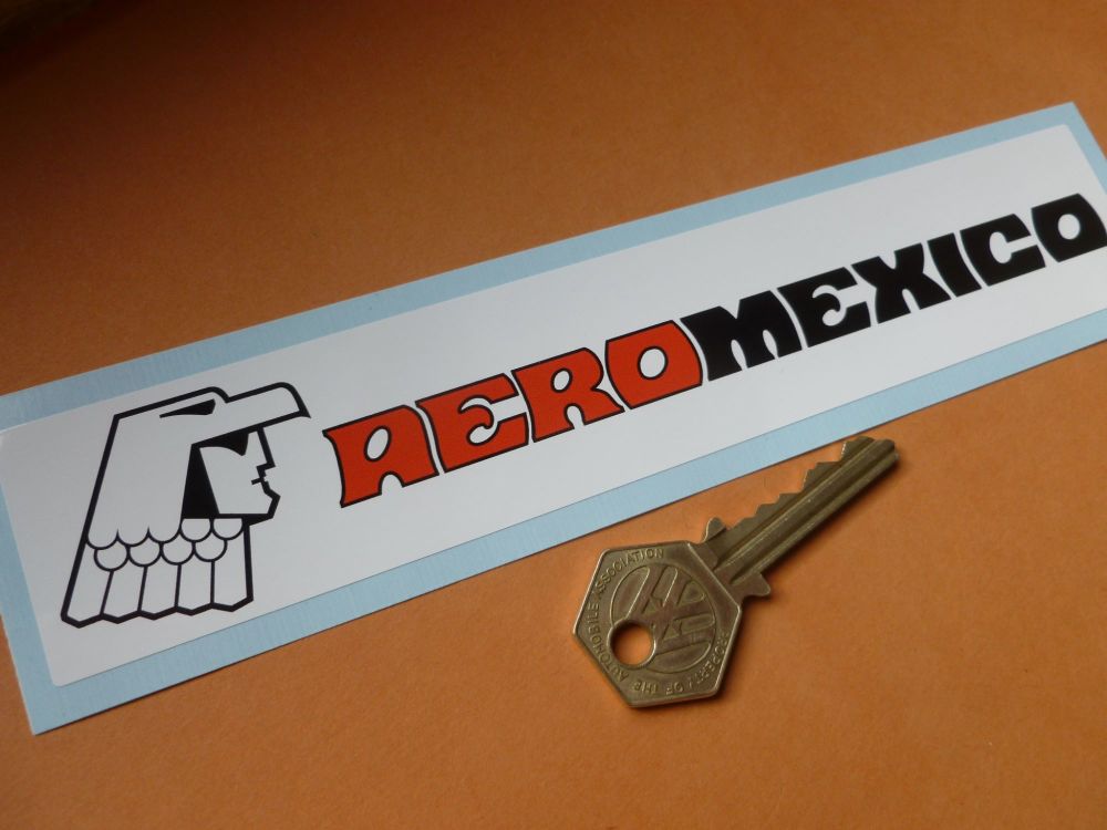 AERO MEXICO Oblong Sticker. 8