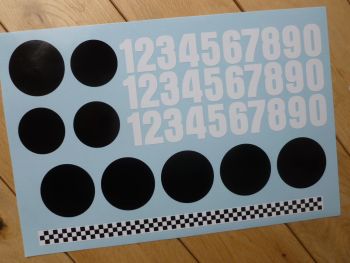 RC Radio Controlled Car Mardave Vintage Style Stickers. Set 4.