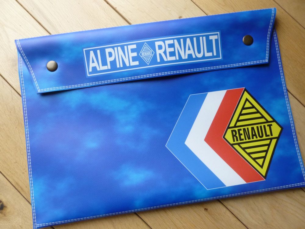 Renault Alpine Large Document Holder/Wallet. A4.