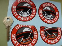 Dodge Scat Pack Club Stickers. 3