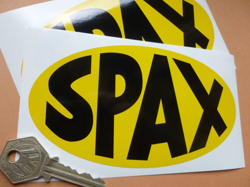 Spax Oval Stickers. 4