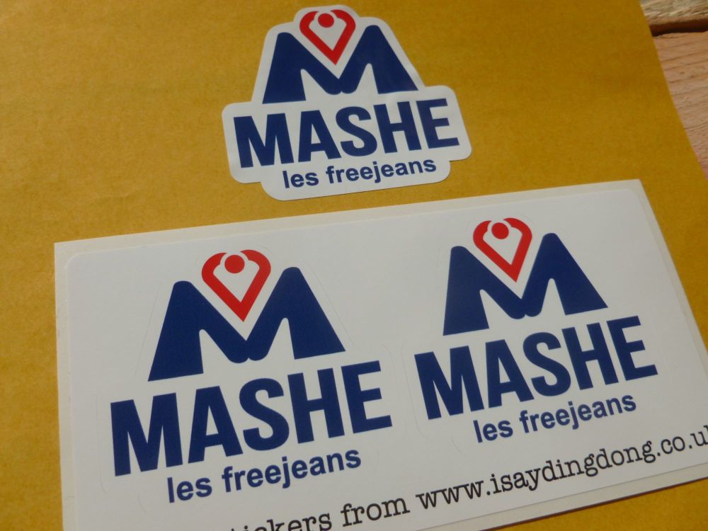 Mashe Helmet Stickers - 35mm or 60mm Pair