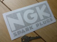 NGK Spark Plugs Cut Vinyl Sticker - 6"