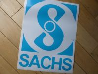 Sachs Large Panel Vinyl Sticker. 12" or 16".