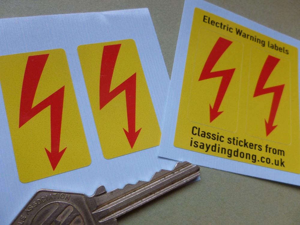Armstrong Selectaride Electric Shock Absorber Stickers. Pair.