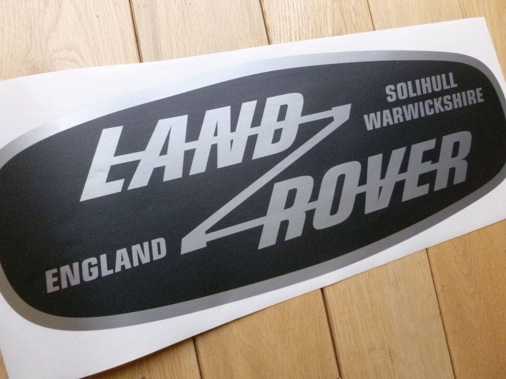 Land Rover Solihull Warwickshire, England Sticker. Various Colours. 6".