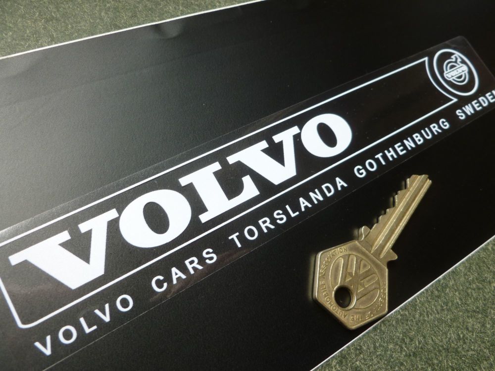 Volvo Torslanda Gothenburg Address Window or Car Body Sticker. 8".