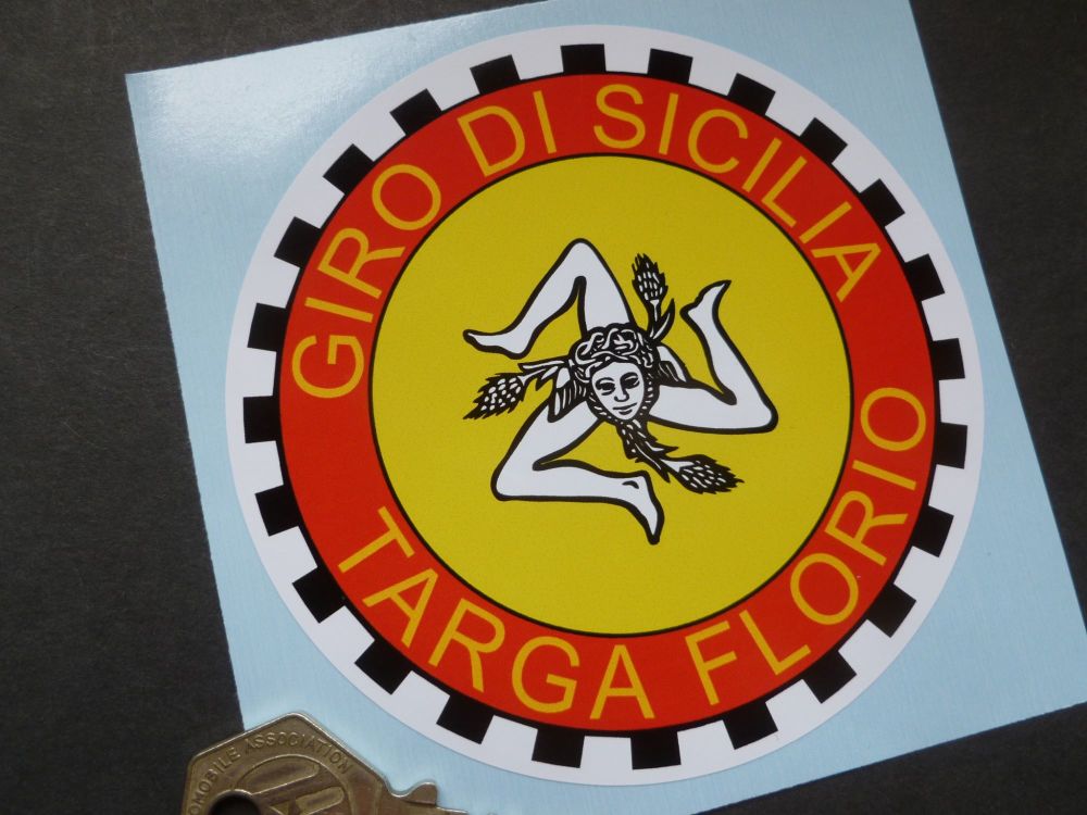 Targa Florio Giro Di Sicilia Bodywork Sticker. 4