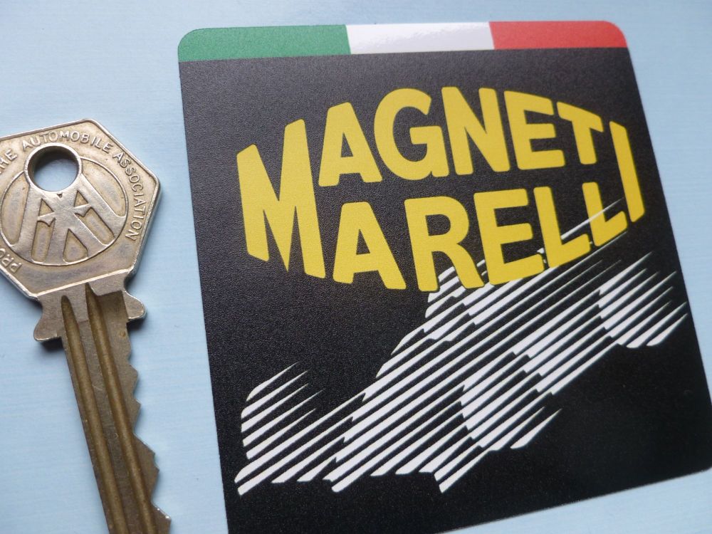 Magneti Marelli Superpotente Black & Gold Sticker. 2.5