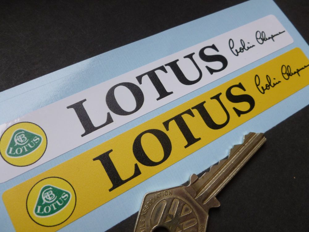 LOTUS Number Plate Dealer Logo Cover Stickers. 5.5