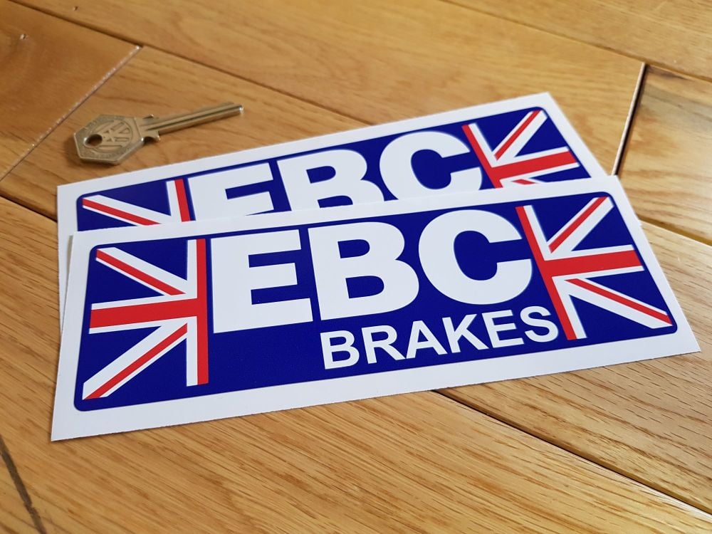 EBC Brakes Union Jack Stickers. 7