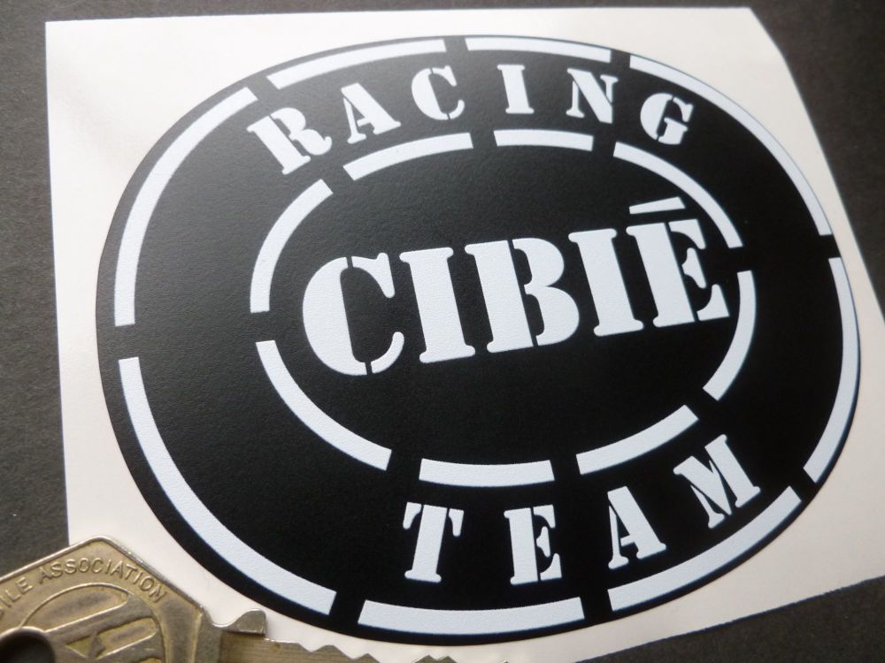 Cibie Racing Team Oval Stickers. 4