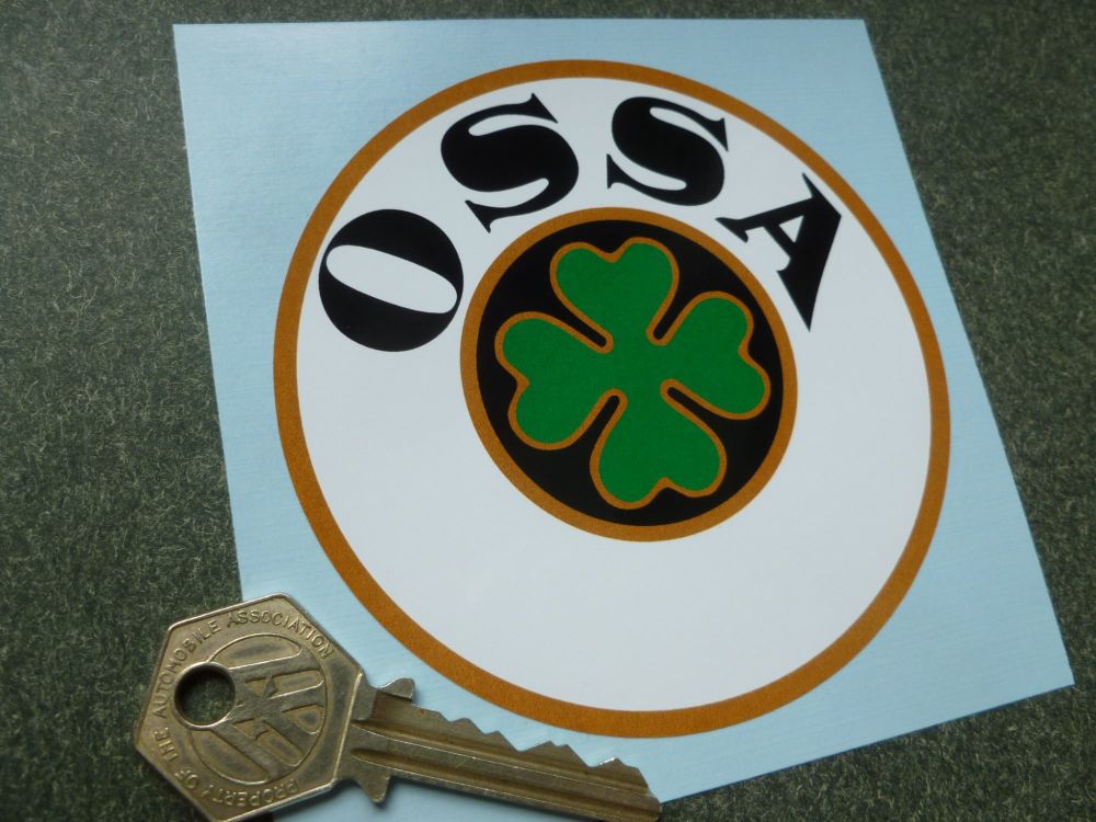 OSSA Logo Circular Sticker. 4".