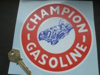 Champion Gasoline Sticker. 6".