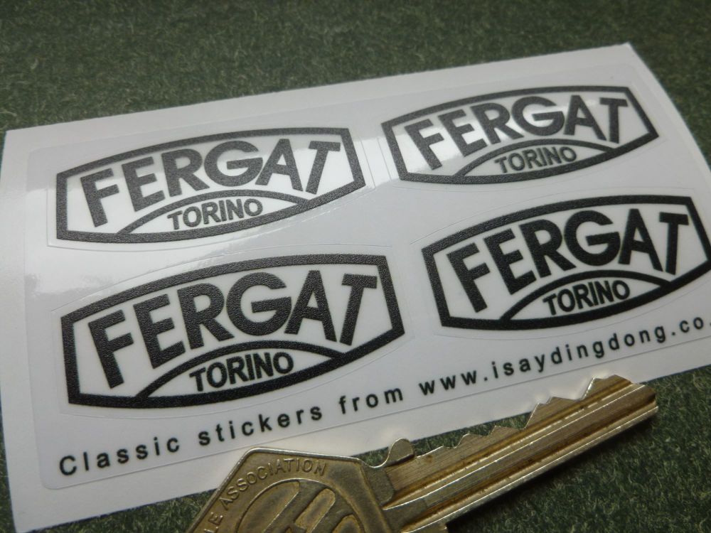 Fergat Torino Wheel Stickers. Set of 4. 44mm.