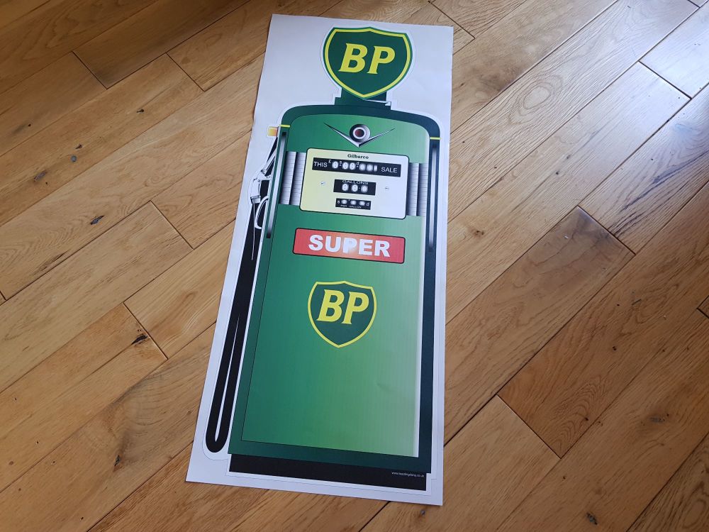 BP Petrol Pump Style Large Sticker. 24".