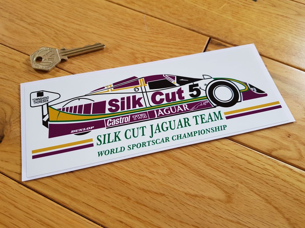 Jaguar Silk Cut Le Mans XJR15 style Sportscar Sticker. 8