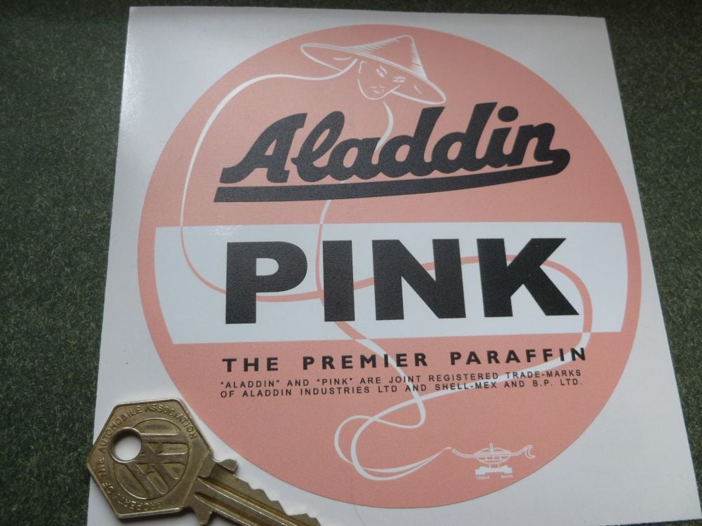 Aladdin Pink Premier Paraffin Sticker. 5