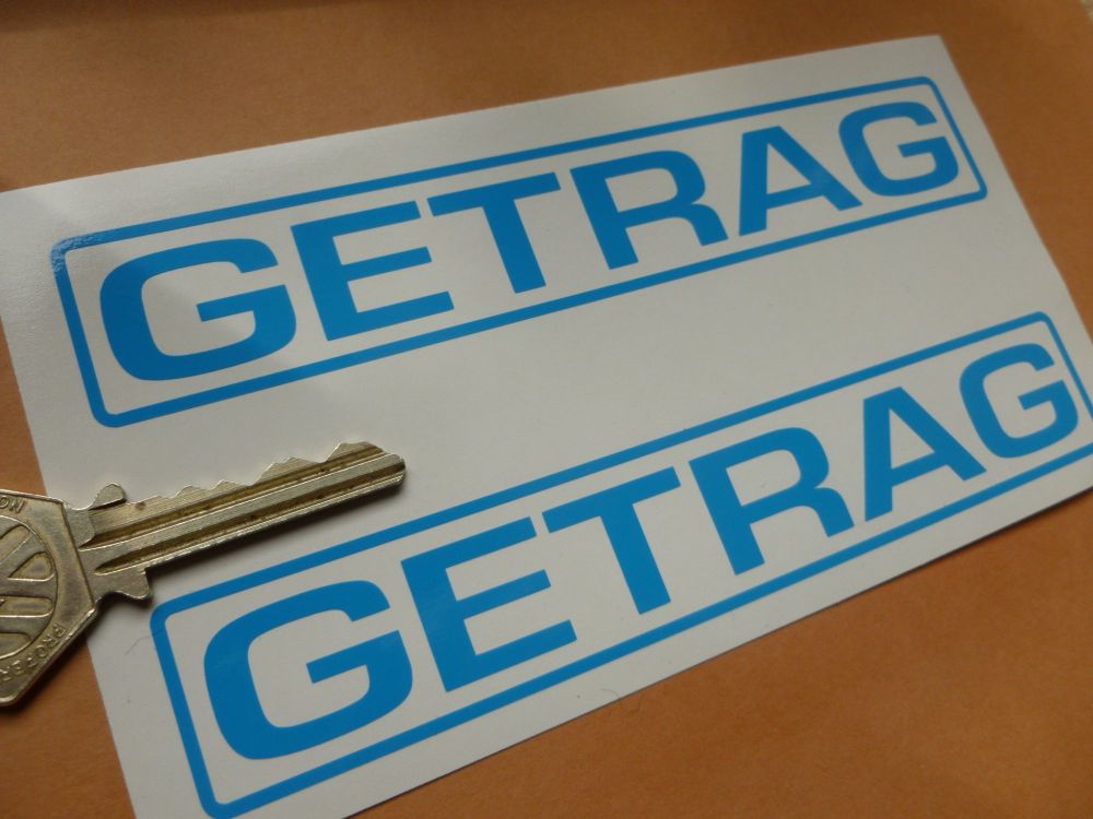 Getrag Getriebe Cut Vinyl Stickers. 6" Pair.