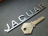 Jaguar 50's & 60's Style Text on Bar Laser Cut Self Adhesive Car Badge. 5".
